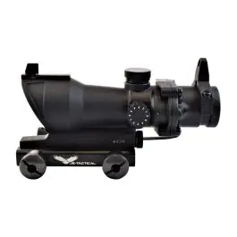 DOT Acog type 1x32 Nero Laser ROSSO laterale JS-TACTICAL (JS-132B)