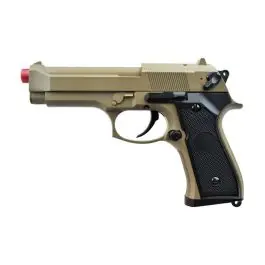 Pistola elettrica professionale gearbox in metallo Beretta 92 Tan Cyma (CM126T)