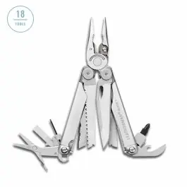 Leatherman Wave + Silver(Grigio) con fodero (LTG832524)