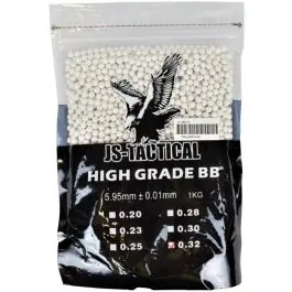 Pallini High Grade 0.32gr Bianchi 1Kg Js Tactical
