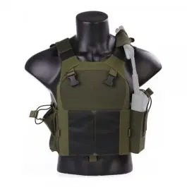 Gilet tattico LV-MBAV PC - Olive Drab ""Verde"" - Porta Piastre - Emerson (EM7353OD)