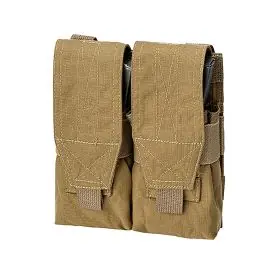 Tasca Doppia porta caricatori per M4 e AK - Coyote Tan - DEFCON 5 (D5-M4AK CT)