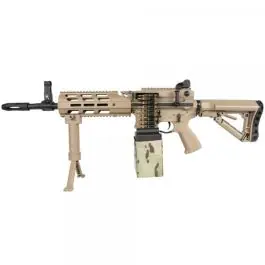Mitragliatrice CM16 LMG - MOSFET E.T.U. - Tan - G&G (GG-CM16LMGT)