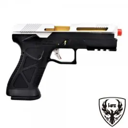 Pistola G17 Advanced Silver - Green Gas - 26 BBs - Metal/Polimero - HFC (HG 182S)