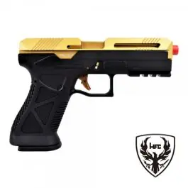 Pistola G17 Advanced Gold - Green Gas - 26 BBs - Metal/Polimero - HFC (HG 182G)
