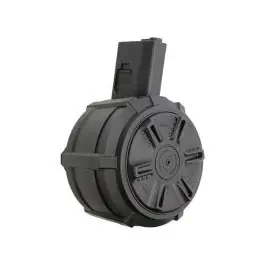 Caricatore Drum Elettrico 2300 BBs per Fucili M4/M16 con Batteria - Nero - G&G (G08170)