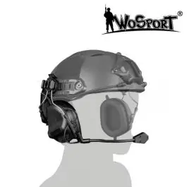 Set Cuffia con microfono 5th generazione per ELMO - Nero - WoSport (WO-HD10B)