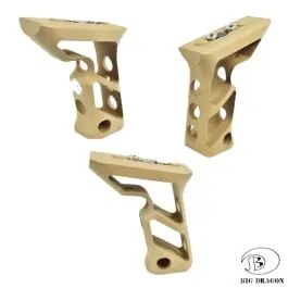Impugnatura Angolare Lunga per RIS Keymod Style - Alluminio - Dark Earth ""Tan"" - Big Dragon (BD-8996T)