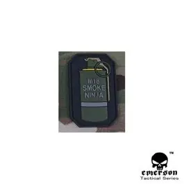 Patch M18 Smoke Ninja in PVC - Dimensioni 5 x 3.4 cm - Emerson (EM5525C)