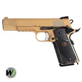 Pistola 1911 MEU full metal scarrellante a gas Desert WE (WE-E008T)