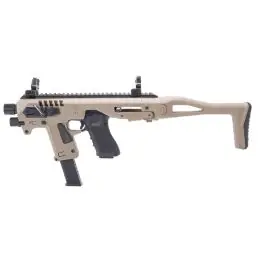 Micro Roni - Kit di conversione Pistola/Carabina per serie Glock 17/19/22 - Polimero - Tan - CAA (CD-SK8T)