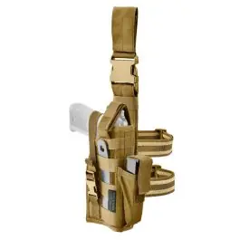 Fondina cosciale ambidestra - Coyote Tan - DEFCON 5 (D5-GS08 CT)