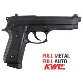 Pistola a Co2 PT92 - Semi-Auto e Automatica - Full-Metal - Scarrellante - KWC (KW-PT92)