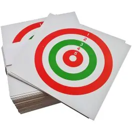 Bersagli Tricolore 14x14 100pz Fulpa