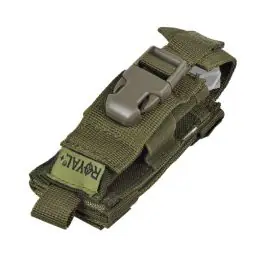 Tasca porta coltello pieghevole/serramanico - Olive Drab ""Verde"" (C88044-V)