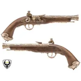 Pistola a Gas Avancaricare/Antica Pirate Flinlock - HFC - Oro (HG 502GOLD)
