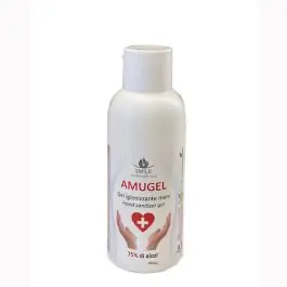 Amugel Gel igienizzante per mani - 100 ml - Alcol 75% - Smile