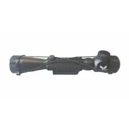 Ottica con Lente 40 mm e zoom da 3x a 9x - Nera - JS-Tactical (JS-3-9X40RAIL)