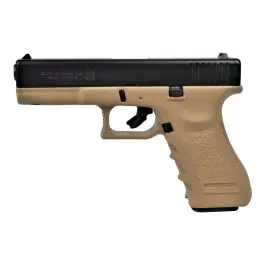 Pistola a salve Glock 17 Cal. 9 mm - Nero/Tan - Bruni (BR-1401BT)
