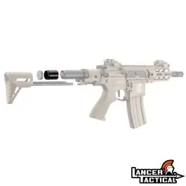 Estensione Tubo per calcio PDW - Nero - Lancer Tactical (A69321)