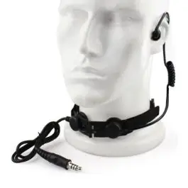 Laringofono con Auricolare - Nero - WoSport