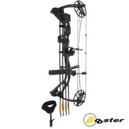 Arco Compound M2 ""Ready to Hunt"" - da 24 a 70 Libre - 300FPS - Nero - Booster