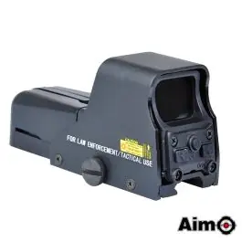 Mirino Red Dot Olografico 1 MOA - Rosso/Verde - Nero - Aimo