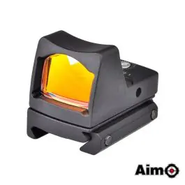 Mini Red Dot - Punto Rosso - Nero - Ideale per Pistole - Aimo