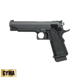 Pistola elettrica professionale gearbox in metallo Hi-Capa 5.1 Nero Cyma (CM128)
