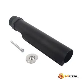 Tubo per Calcio Retrattile M4 con 6 Posizioni - Nero - METAL