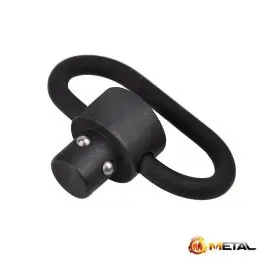 Anello Gancio Cinghia QD con sgancio rapido - Nero - METAL