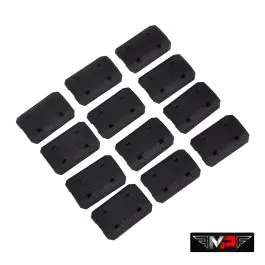 Set 12 Copri Slitta Tipo 2 per M-Lok - Nero - MP