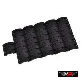 Set 16 Copri Slitta per Slitte 20/22 mm - Nero - MP