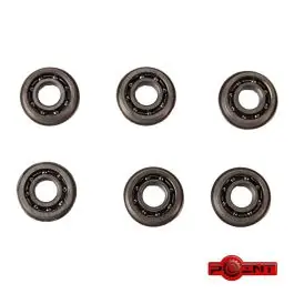 Boccole Cuscinettate a Sfera da 7 mm - 6 pz - Acciaio Inox - POINT