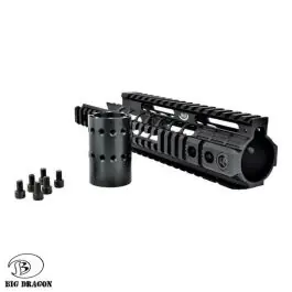 RIS FP Noveske Type 7"" Pollici - Nero - Alluminio CNC - Big Dragon