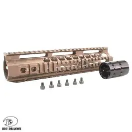 RIS Noveske Type 9"" Pollici - Tan - Alluminio CNC - Big Dragon