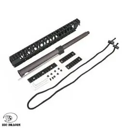 RIS RAIL Kit 13.5"" Pollici per M4 a Gas - Alluminio - Nero - Big Dragon