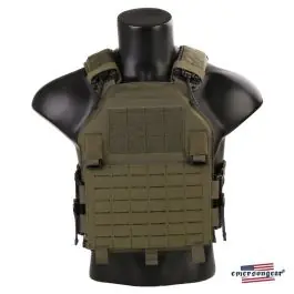 Tactical Vest Gilet Tattico Plate Carrier - Ranger Green ""Verde"" - EmersonGear Blue Label