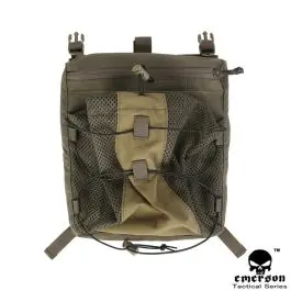 Zaino porta Elmetto Bungee per Tactical Vest / Gilet Tattico 420 - Ranger Green ""Verde"" - EmersonGear