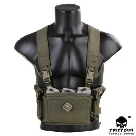 Micro Chest Rig - 500D - Ranger Green ""Verde"" - EmersonGear