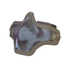 Protezione mezzo viso in rete metallica (desert camo) EM65890
