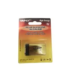 Batteria VAPEX ALCALINE PLUS (9V)