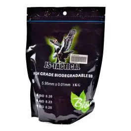 Pallini High Grade Biodegradabili 0.40gr Bianchi 1Kg Js Tactical
