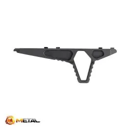 Impugnatura HAND-Stop per KEYMOD e M-Lok - Metallo - 30 gr - Nero - Ometal