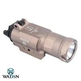 Torcia Led in Alluminio 650 Lumen per Slitte Weaver 20 mm - Dark Earth ""Tan"" - WADSN