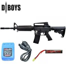 Fucile Elettrico M4A1 Carabine Marine - Full Metal - D Boys (3681M) Offerta Combo