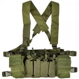 Tactical Vest Gilet Tattico Leggero Multifunzione - Olive Drab ""Verde"" - WoSport