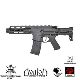 Fucile Elettrico Avalon Calibur II M4 PDW M-Lok Rail System - MOSFET - Nero - VFC