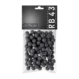 Munizioni per T4E Calibro .43 Blackball di Gomma da 0.75 g (CF.100pz) - UMAREX (2.4705)(750401)