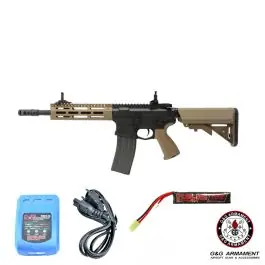 Fucile Softair elettrico CM16 Raider 2.0 Tan - G&G Offerta Combo Kit
